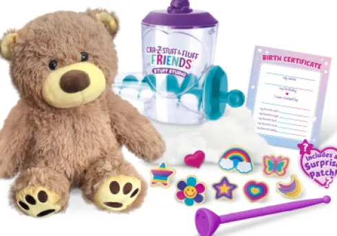 Roseart - Stuff And Fluff Friends - Stuff Studio - Fluffie Plushie Bear
