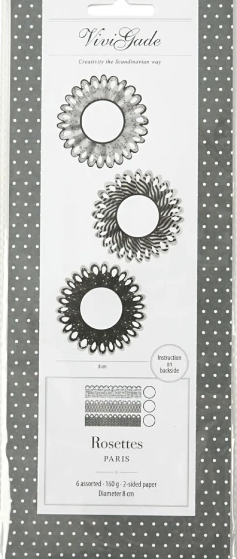 Rosetter - Ø 8 CM - 160 G - 6 Stk