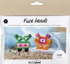 Rør Perler Mini DIY Kit - Monster - Forskellige Farver