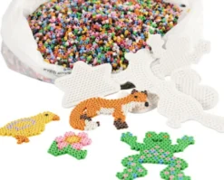 Rør Perler Og Perleplader Klassesæt - Medium - Standardfarver - 30000 Stk