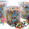 Rør Perler Til Perleplader - Jumbo - Forskellige Farver - 7350 Stk. - Nabbi