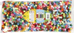 Rør Perler Til Perleplader - Jumbo - Suppleringsfarver - 3200 Stk. - Nabbi