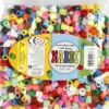 Rør Perler Til Perleplader - Jumbo - Suppleringsfarver - 1000 Stk. - Nabbi
