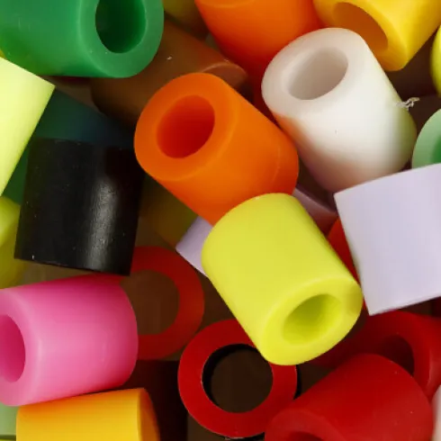 Rør Perler Til Perleplader - Jumbo - Suppleringsfarver - 1000 Stk. - Nabbi