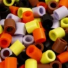Rør Perler Til Perleplader - Jumbo - Efterårsmix - 2450 Stk. - Nabbi