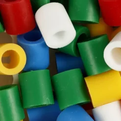 Rør Perler Til Perleplader - Jumbo - Standardfarver - 2450 Stk. - Nabbi
