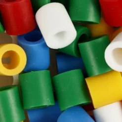 Rør Perler Til Perleplader - Jumbo - Standardfarver - 550 Stk. - Nabbi