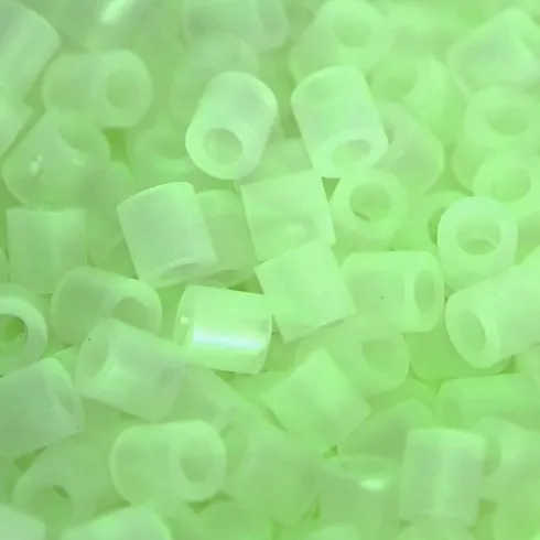 Rør Perler Til Perleplader - Medium - Selvlysende - 1100 Stk. - Nabbi