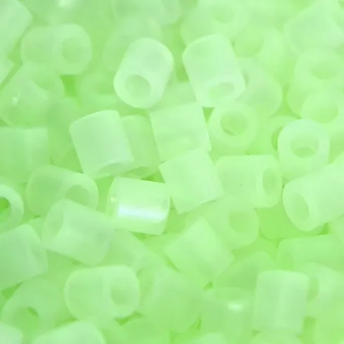 Rør Perler Til Perleplader - Medium - Selvlysende - 1100 Stk. - Nabbi
