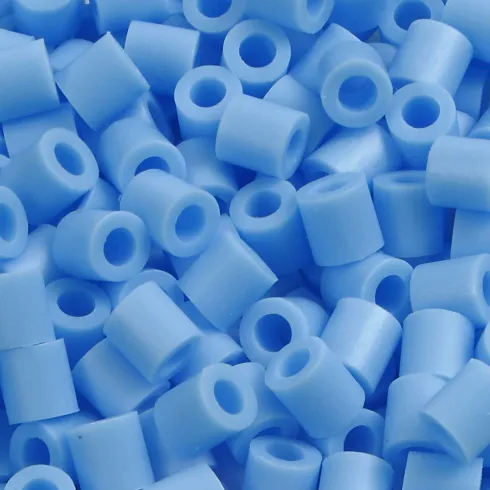 Rør Perler Til Perleplader - Medium - Blå Pastel - 6000 Stk. - Nabbi