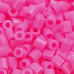 Rør Perler Til Perleplader - Medium - Rosa - 6000 Stk. - Nabbi