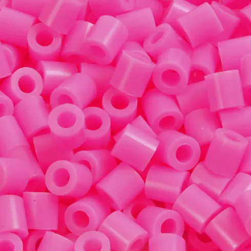 Rør Perler Til Perleplader - Medium - Rosa - 6000 Stk. - Nabbi