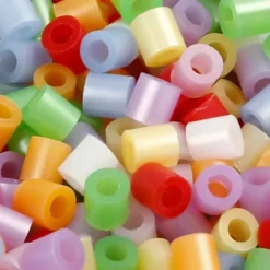 Rør Perler Til Perleplader - Medium - Perlemorsfarver - 6000 Stk. - Nabbi