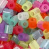 Rør Perler Til Perleplader - Medium - Glitterfarver - 1100 Stk. - Nabbi