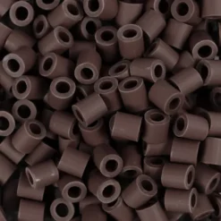 Rør Perler Til Perleplader - Medium - Brun - 3000 Stk. - Nabbi Biobeads