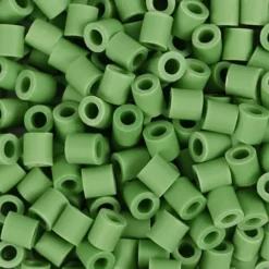 Rør Perler Til Perleplader - Medium - Grøn - 1000 Stk. - Nabbi Biobeads