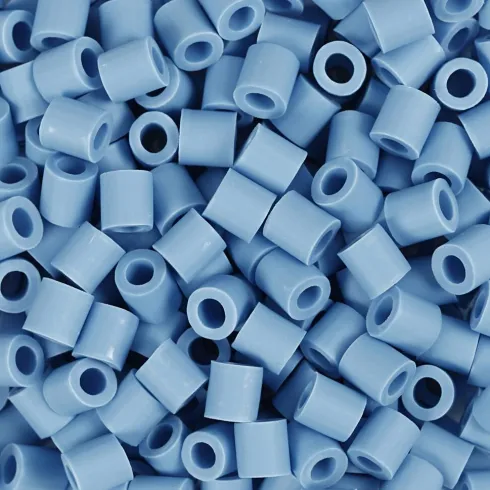 Rør Perler Til Perleplader - Medium - Blå - 1000 Stk. - Nabbi Biobeads