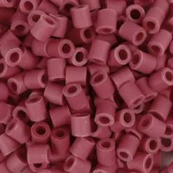 Rør Perler Til Perleplader - Medium - Rød - 3000 Stk. - Nabbi Biobeads