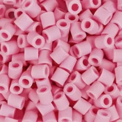 Rør Perler Til Perleplader - Medium - Rosa - 1000 Stk. - Nabbi Biobeads