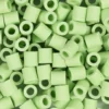 Rør Perler Til Perleplader - Medium - Pastel Grøn - 1000 Stk. - Nabbi Biobeads