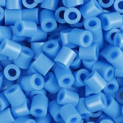 Rør Perler Til Perleplader - Medium - Blå - 6000 Stk. - Nabbi