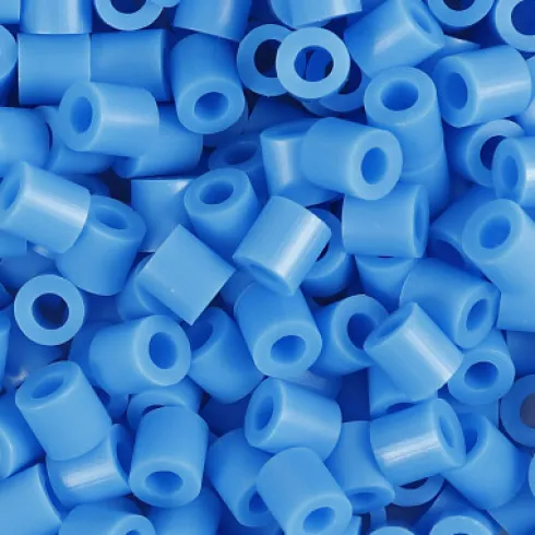 Rør Perler Til Perleplader - Medium - Blå - 6000 Stk. - Nabbi