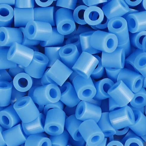 Rør Perler Til Perleplader - Medium - Blå - 1100 Stk. - Nabbi