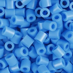 Rør Perler Til Perleplader - Medium - Blå - 1100 Stk. - Nabbi