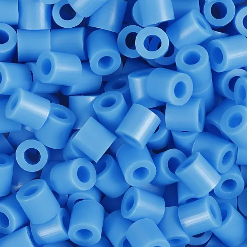 Rør Perler Til Perleplader - Medium - Blå - 1100 Stk. - Nabbi
