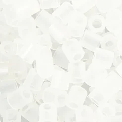 Rør Perler Til Perleplader - Medium - Klar Transparent - 6000 Stk. - Nabbi