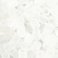 Rør Perler Til Perleplader - Medium - Klar Transparent - 6000 Stk. - Nabbi