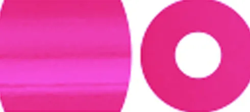 Rør Perler Til Perleplader - Medium - Rosa Neon - 6000 Stk. - Nabbi