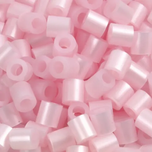 Rør Perler Til Perleplader - Medium - Rosa Perlemor - 6000 Stk. - Nabbi