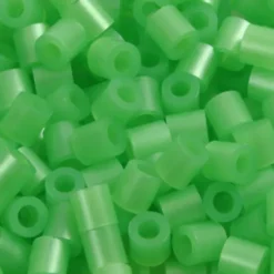 Rør Perler Til Perleplader - Medium - Grøn Perlemor - 1100 Stk. - Nabbi