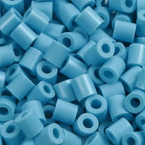 Rør Perler Til Perleplader - Medium - Turkis - 6000 Stk. - Nabbi