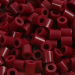 Rør Perler Til Perleplader - Medium - Vinrød - 1100 Stk. - Nabbi