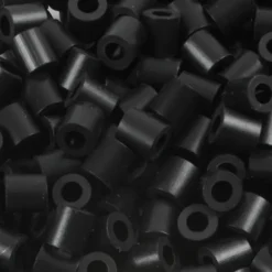 Rør Perler Til Perleplader - Medium - Sort - 1100 Stk. - Nabbi