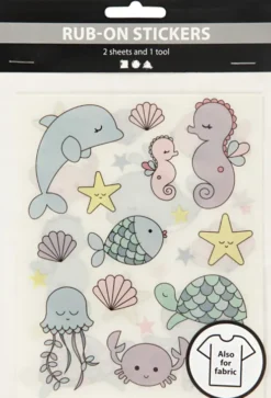 Rub On Stickers - Havet - 12,2X15,3 CM