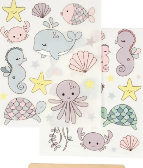 Rub On Stickers - Havet - 12,2X15,3 CM