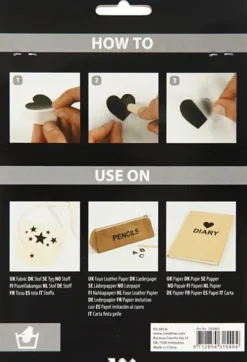 Rub On Stickers - Stjerner - 12,2X15,3 CM