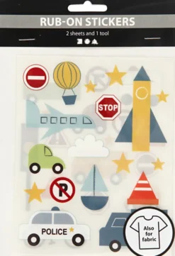 Rub On Stickers - Transport - 12,2X15,3 CM