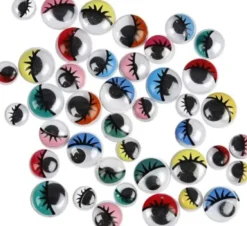 Rulleøjne - Ø 8-12 MM - 300 Assorterede