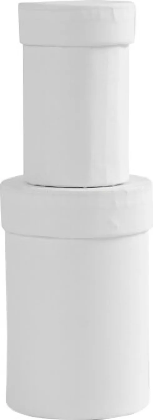 Runde Æsker - H 7+9 CM - Str. 4,5+6 CM - Hvid - 2 Stk