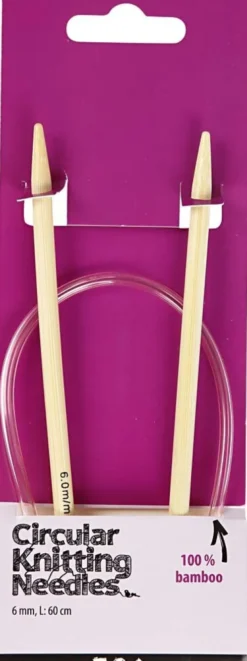 Rundpinde Sæt - Bambus Træ - Ø 6 MM - L 60 CM