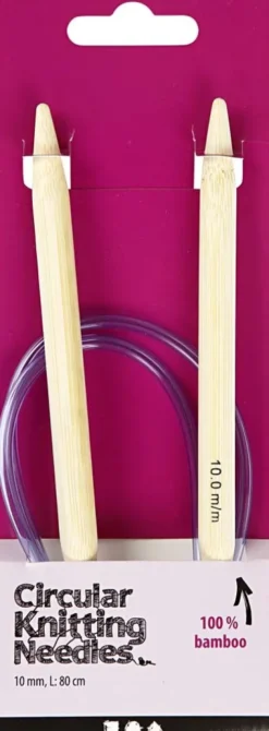 Rundpinde Sæt - Bambus Træ - Ø 10 MM - L 80 CM