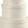 Rund Spånæske - H 5,4+6,5+7,3 CM - Ø 10+11+13 CM - 3 Stk