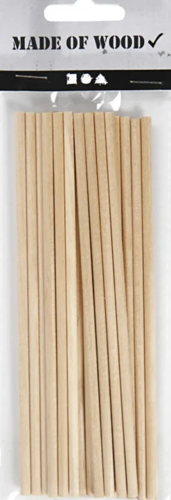 Rundstok - L 15 CM - Ø 4 MM - 20 Stk