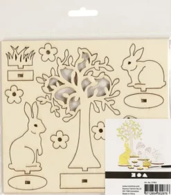 Saml-Selv Træfigur - L 15,5 CM - B 17 CM