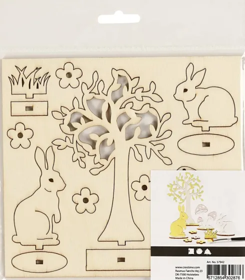 Saml-Selv Træfigur - L 15,5 CM - B 17 CM
