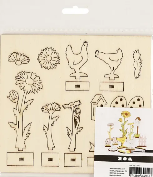 Saml-Selv Træfigur - L 15,5 CM - B 17 CM